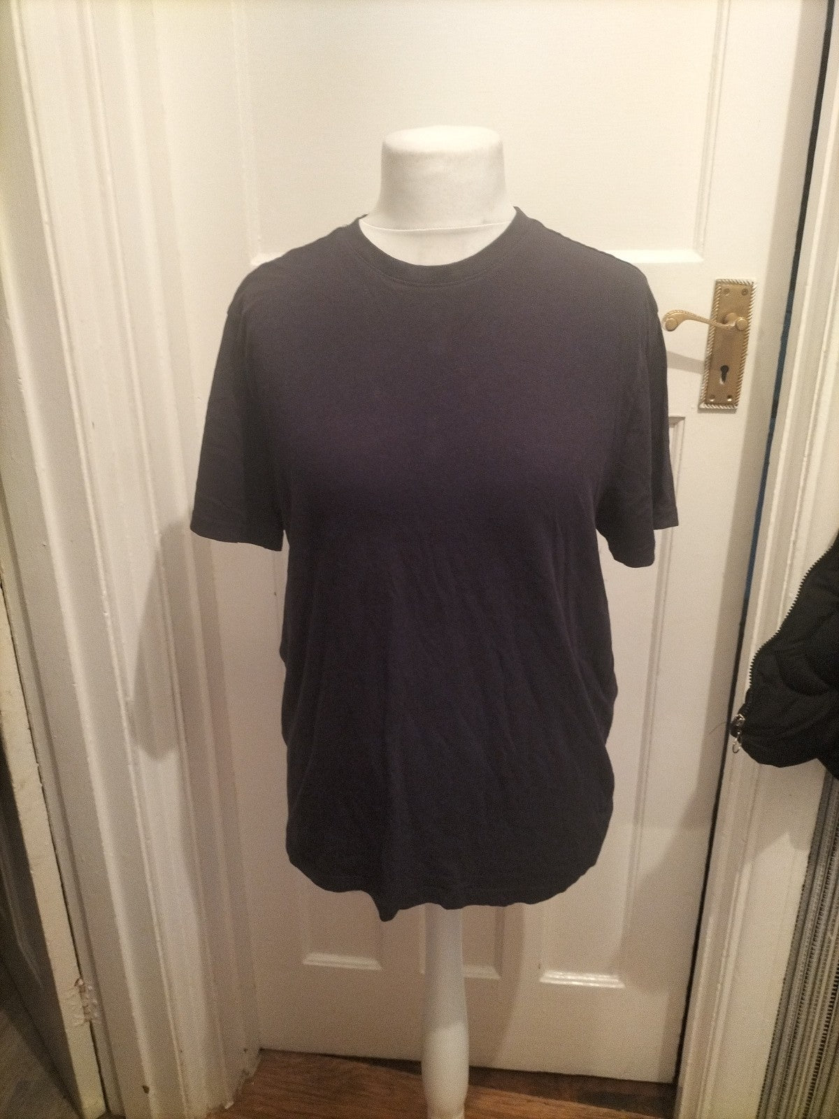 Mens Medium Primark Reg Fit Short Sleeved Tshirt Dark Navy