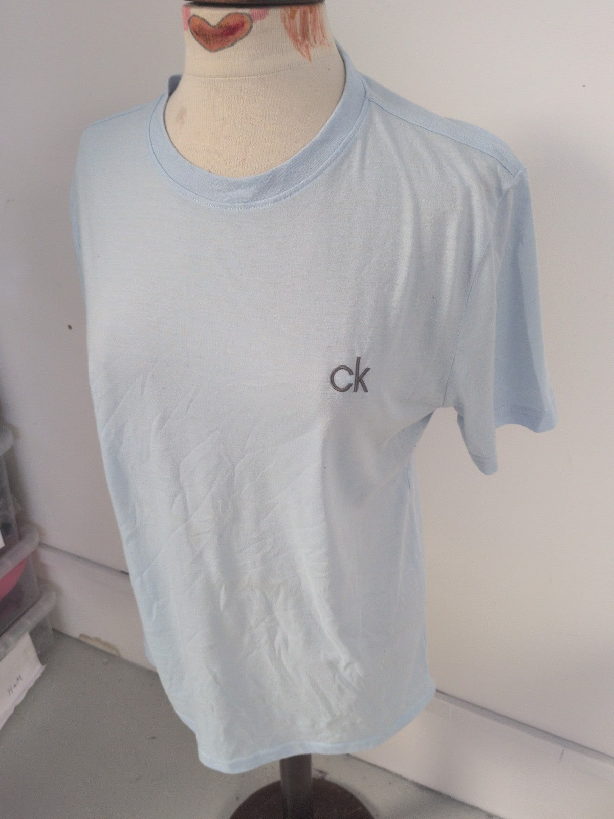 Calvin Klein Golf Large Blue Short Sleeve T-shirt