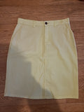 Ladies Lily&Me Size 8 Lemon Pencil Skirt