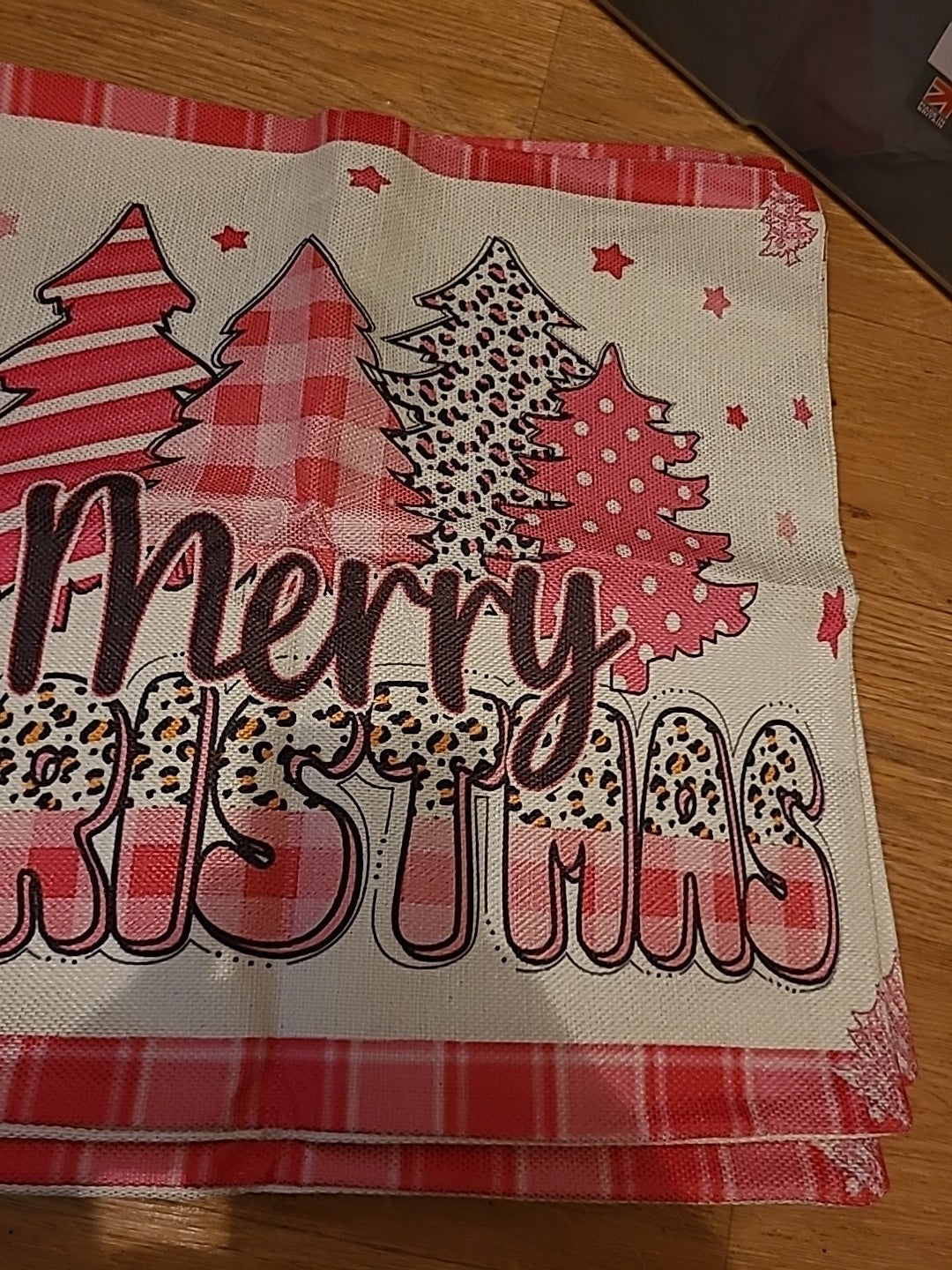 Brand New Cushion Covers Christmas Tree Merry Christmas Set Of 3