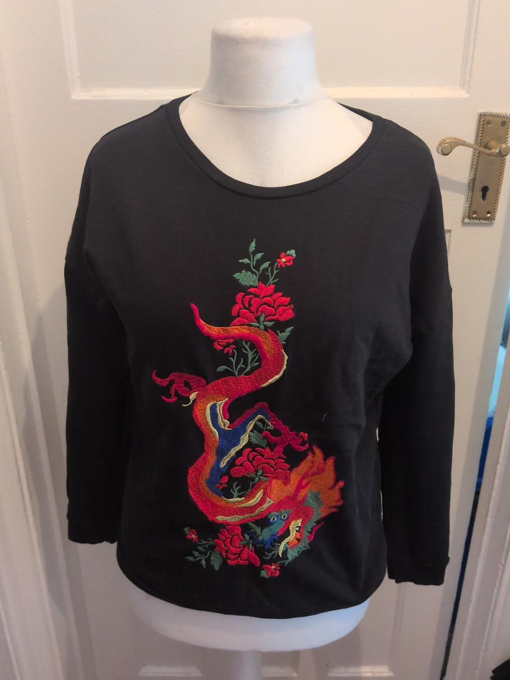 George 14 Black Chinese Dragon Jumper