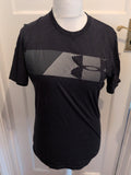 Under Armour Small Navy Print Short Sleeve T-shirt