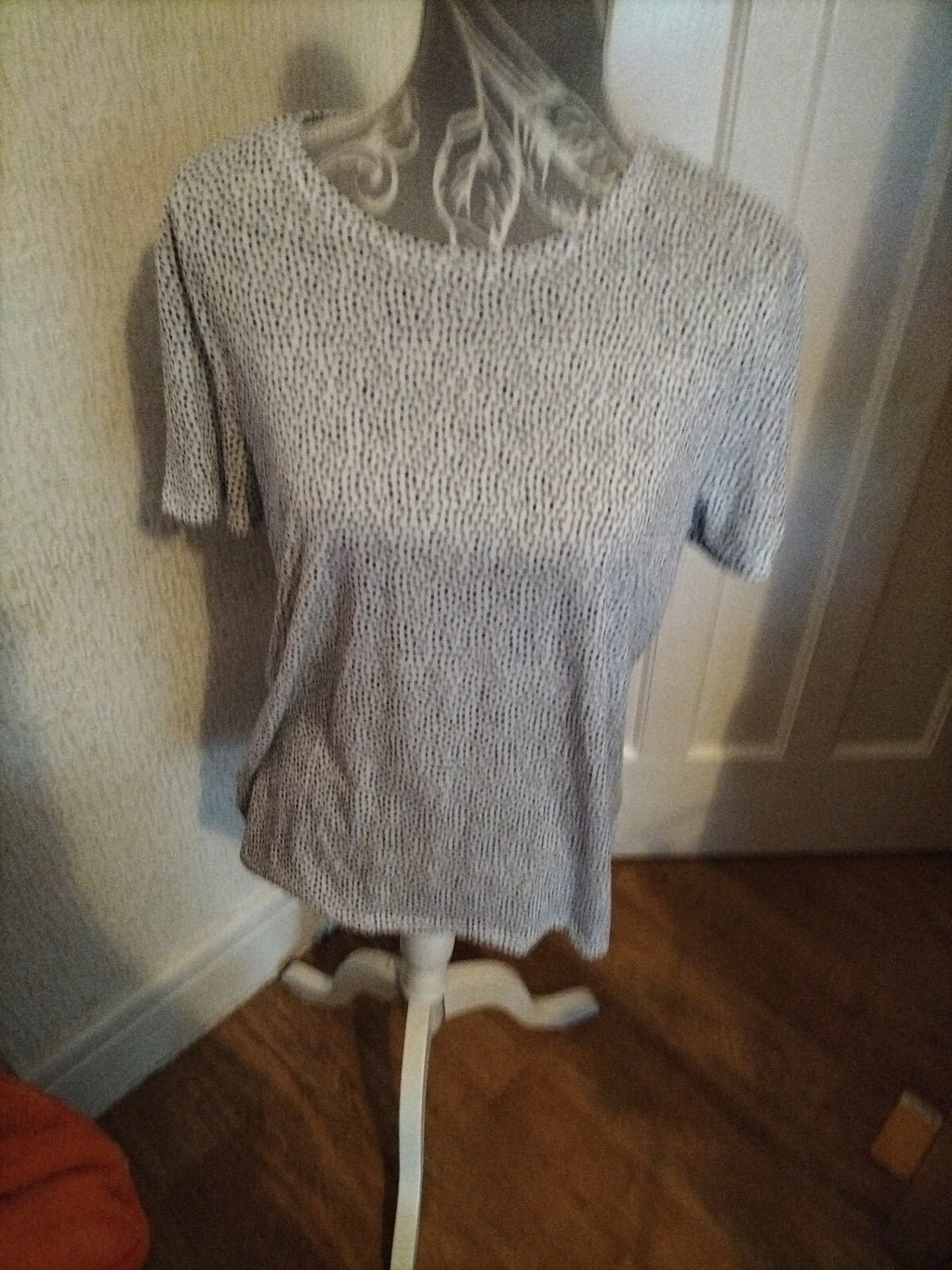 Ladies Marks And Spencer 14 Spotted Blouse