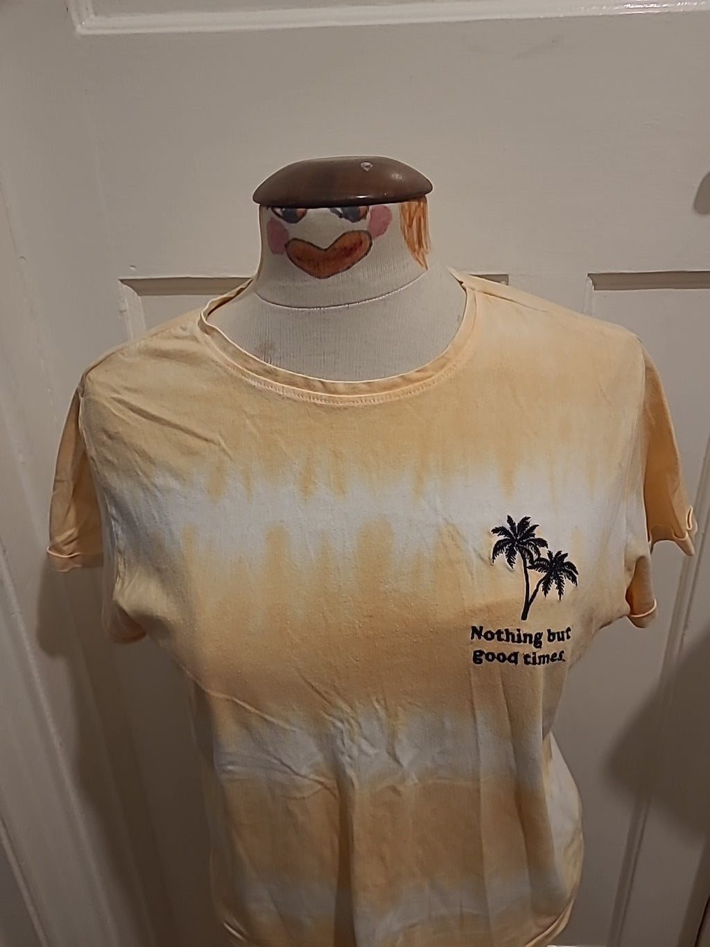 Girls New Look Size Large Pale Orange Short Sleeved Tshirt