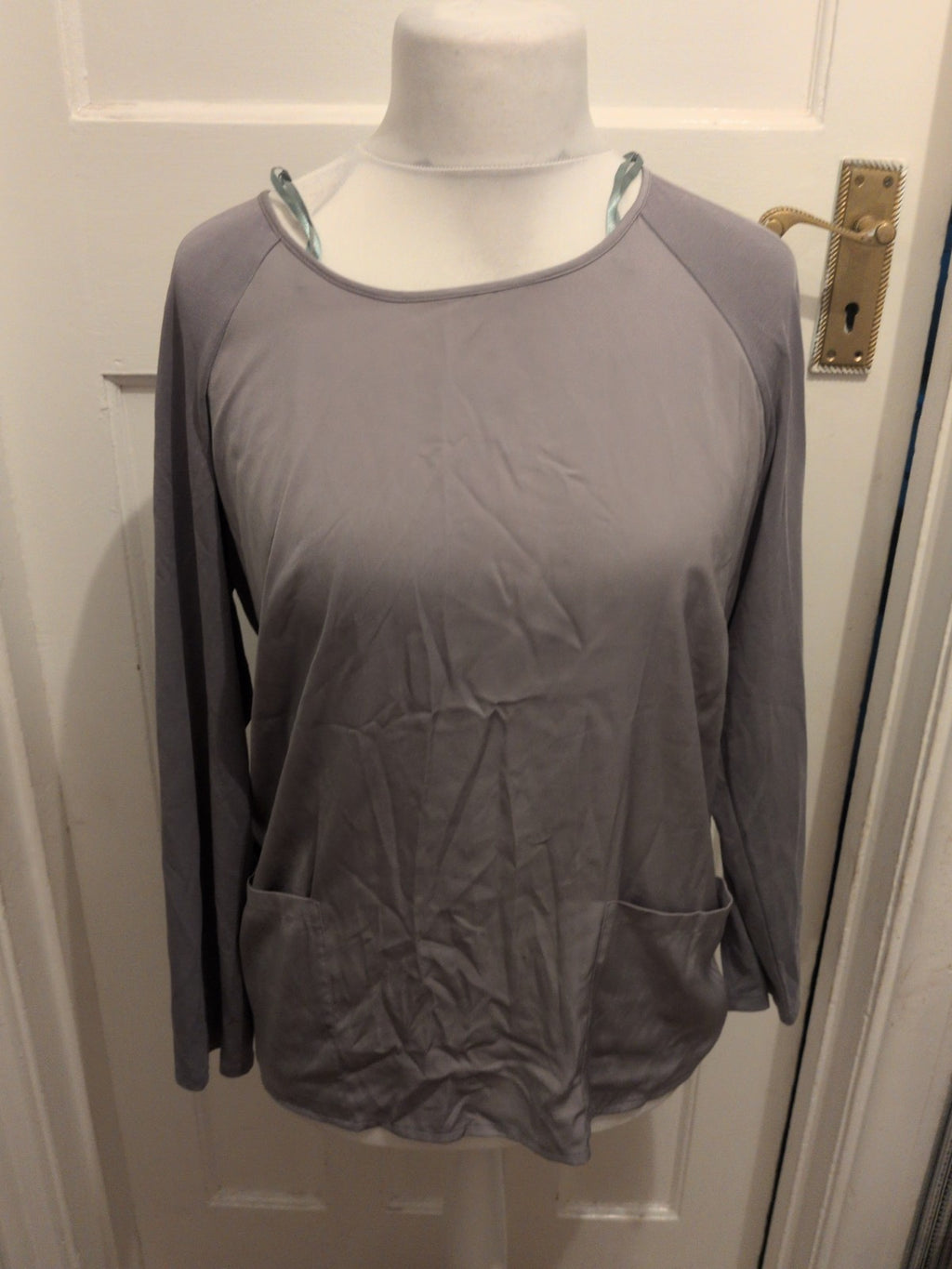 Kley 13 Silvery Long Sleeve Blouse