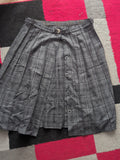 Ladies Size XL Grey Check Flare Skirt