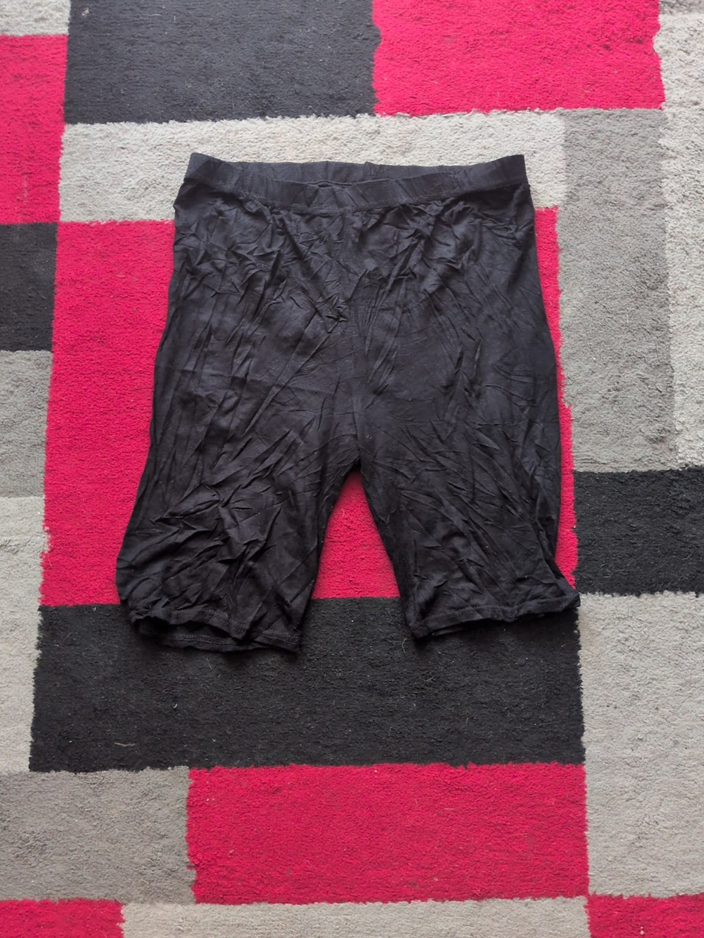 M/L Black Shorts Compression Gym Biker