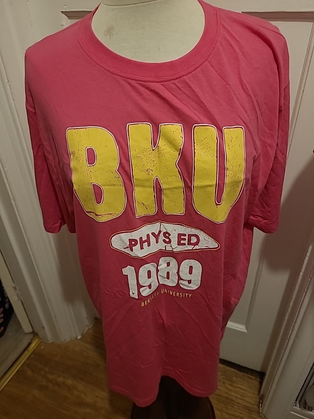 Ladies George Size XL Pink Printed Short Sleeved Tshirt