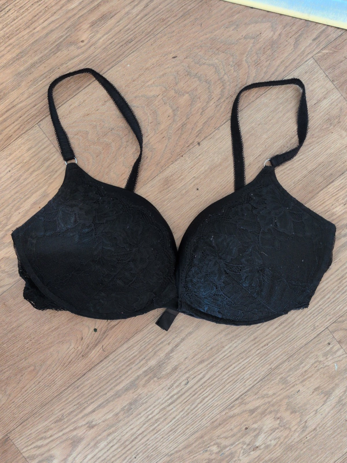 38C Black Primark Full Cup Bra Padded And Wired