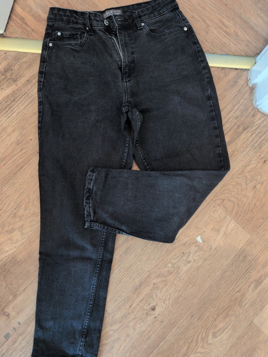 Denim&Co 10 Charcoal Jeans Straight