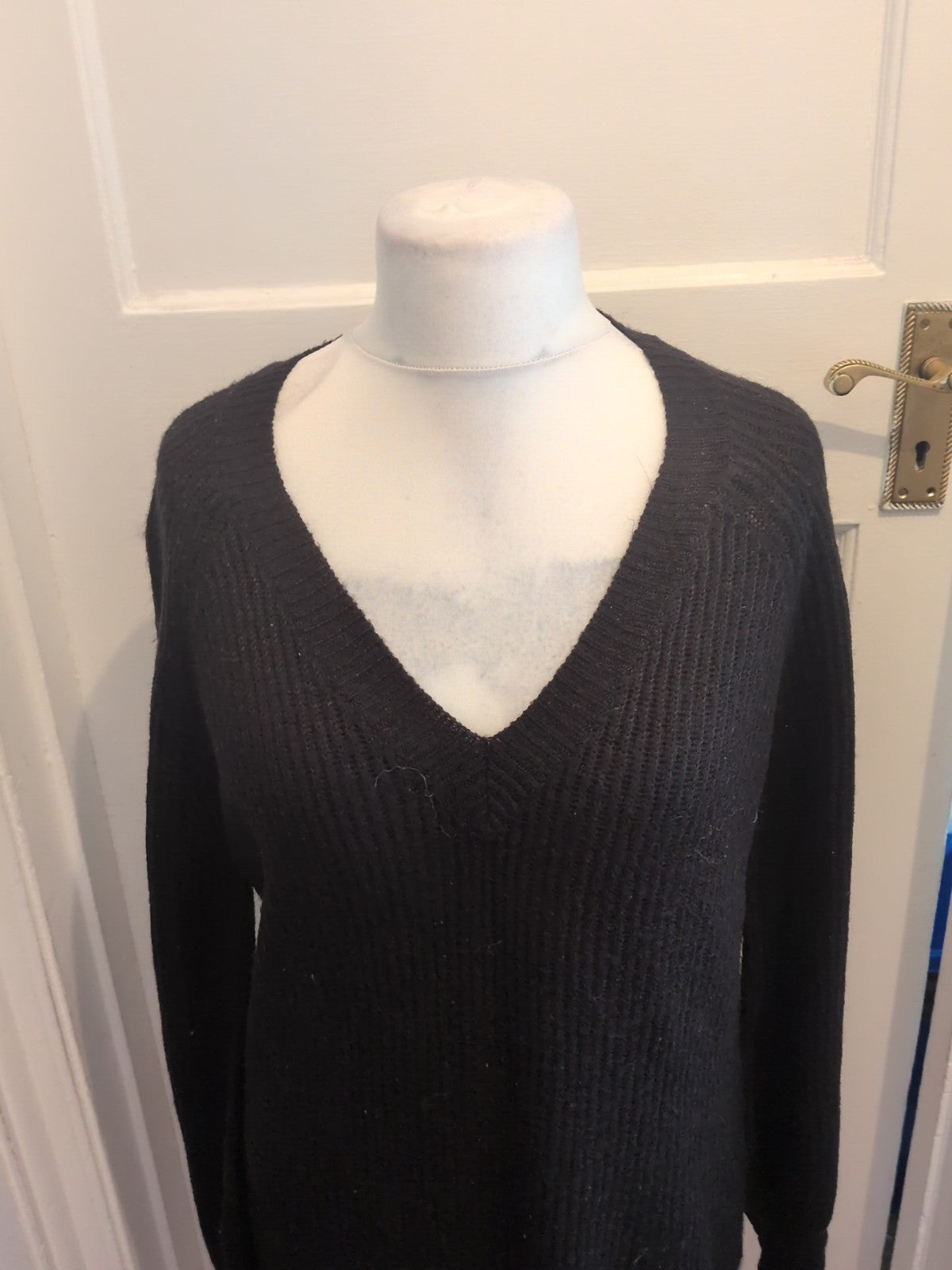 Very 12 Black Knit Long Sleeve Jumper