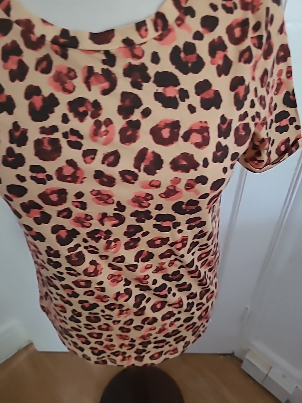 Brand New Tu Size 10 Leopard Print Short Sleeved Tshirt