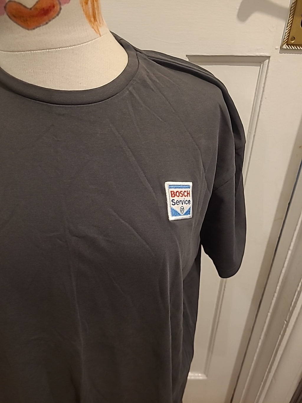 Mens Uneek Size Large Cox Of Torbay Grey Tshirt