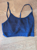 Ladies XL Navy And Silver Bralette