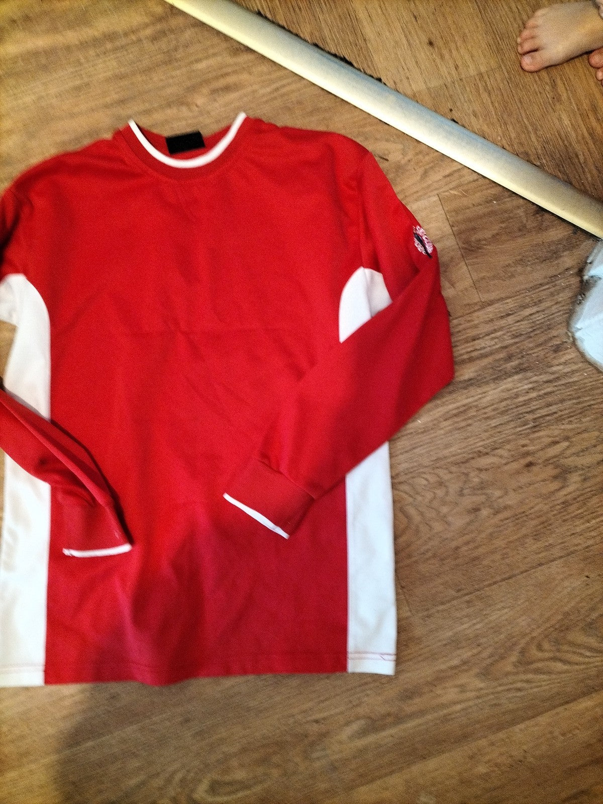 Boys Tombo Age 9-10 Years Red White Tshirt