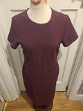 Ladies Next Tailoring Size 12 Deep Purple Short Sleeve Dress