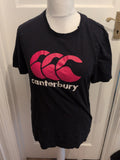 Canterbury Medium Black Print Short Sleeve T-shirt
