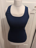 Ladies Marks And Spencer Size 12 Cobalt Blue Sleeveless T-shirt