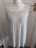 16 Grey Longline Stretch Cami