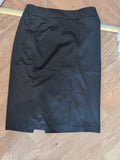 Marks And Spencer 16 Length 27" Black Skirt