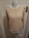 Ladies Dorothy Perkins Size 16 Petite Baby Pale Pink Lightweight Patterned...