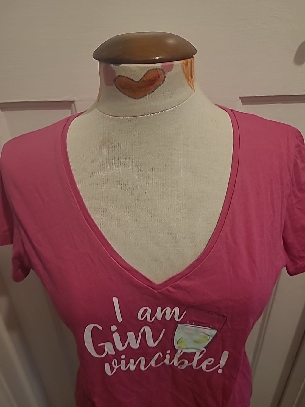 Ladies Mountain Warehouse Size 12 Pink Gin Design Tshirt