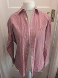 James Jordan 15.5 Red Check Long Sleeve Shirt
