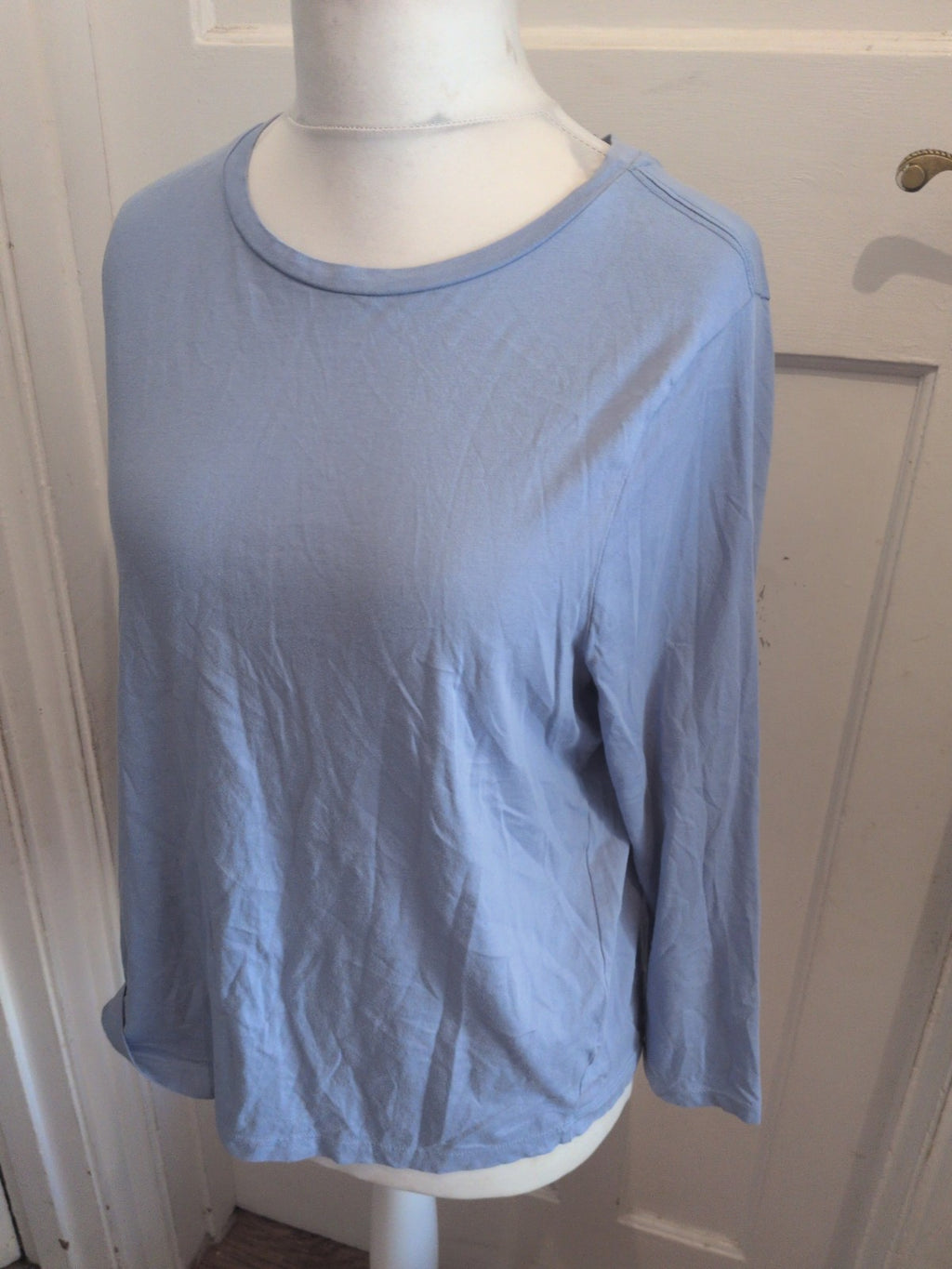 Ladies Tu Size 18 Regular Fit Long Sleeve Violet T-shirt