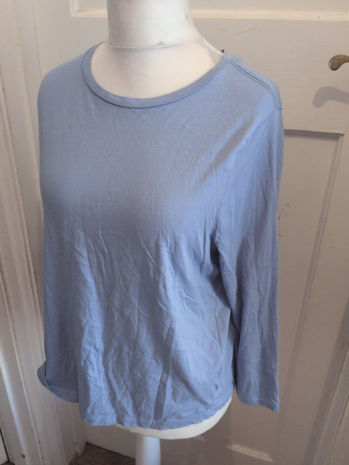 Ladies Tu Size 18 Regular Fit Long Sleeve Violet T-shirt