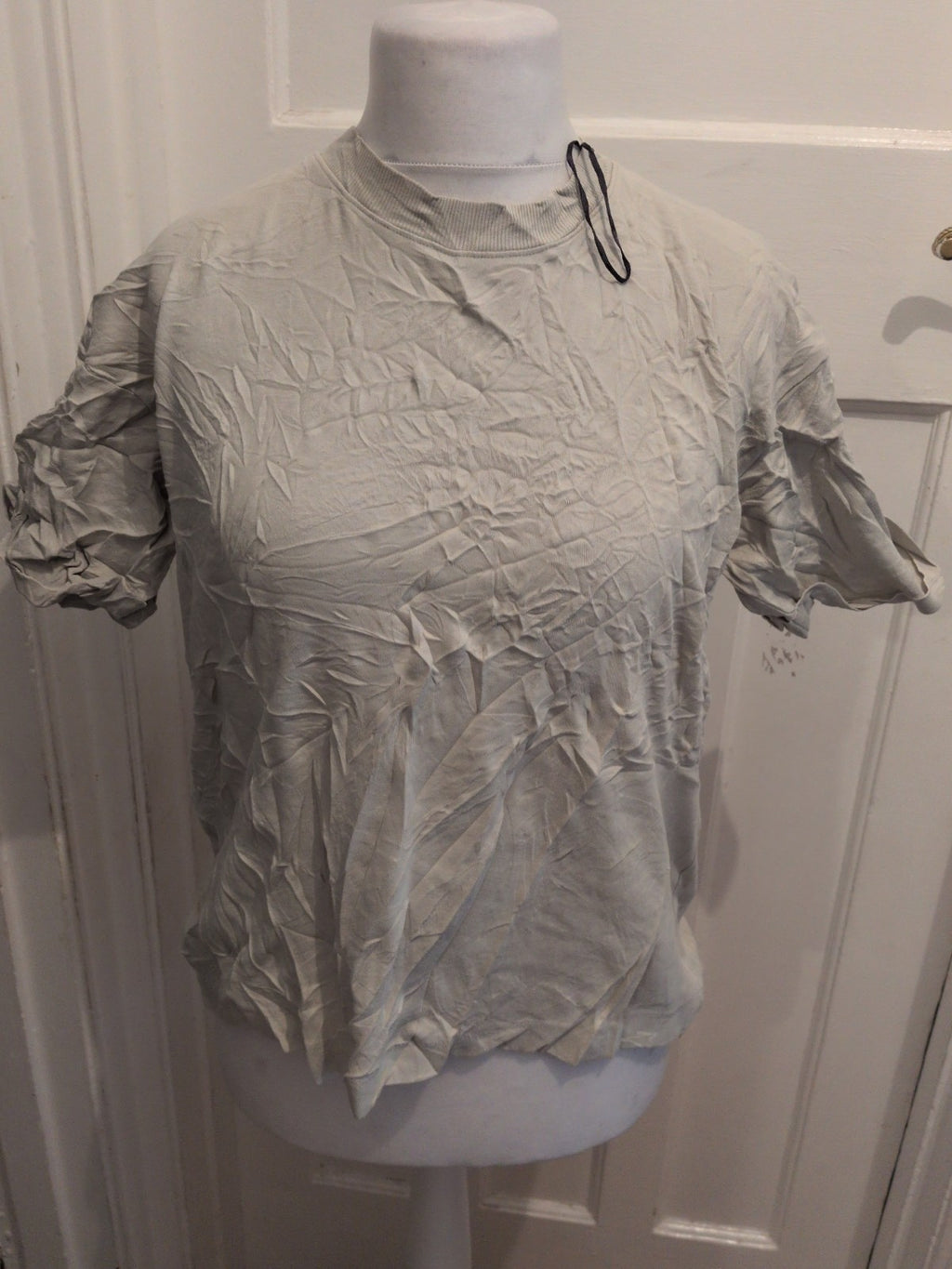 H&M XS Pale Grey Short Sleeve T-shirt