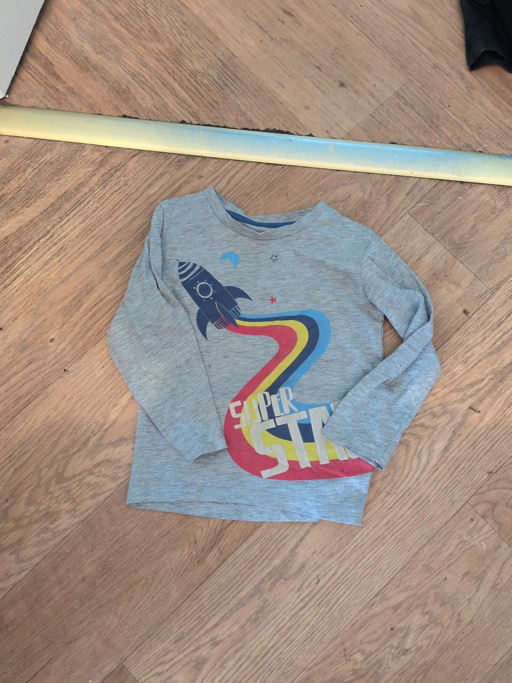 Matalan 2-3 Years Rainbow Grey T-shirt