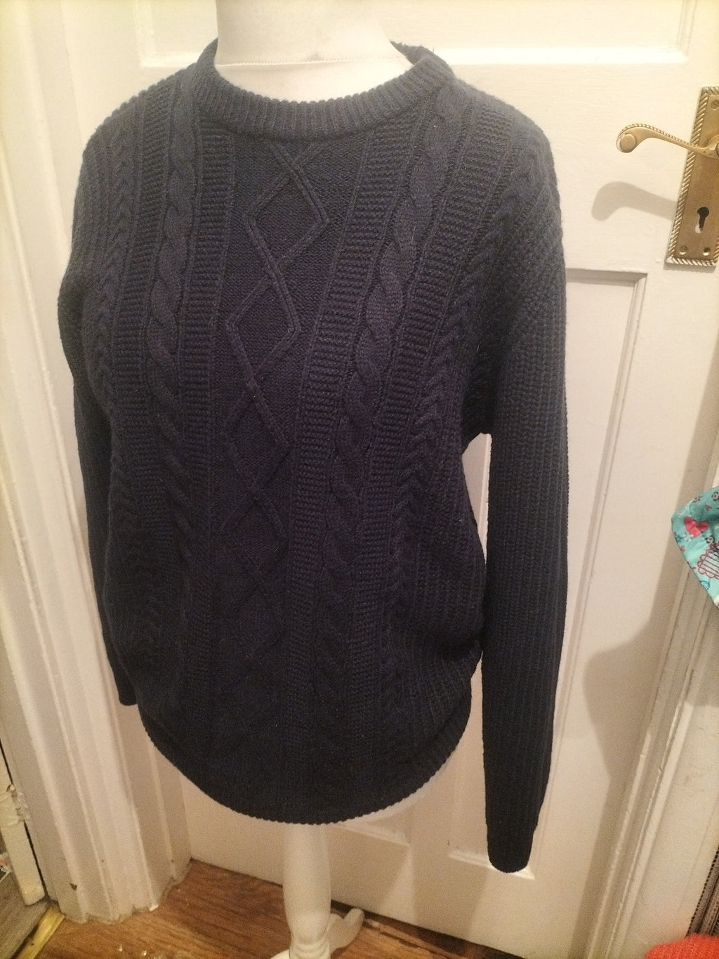 Peacocks Medium Darl Navy Knit Pullover Jumper