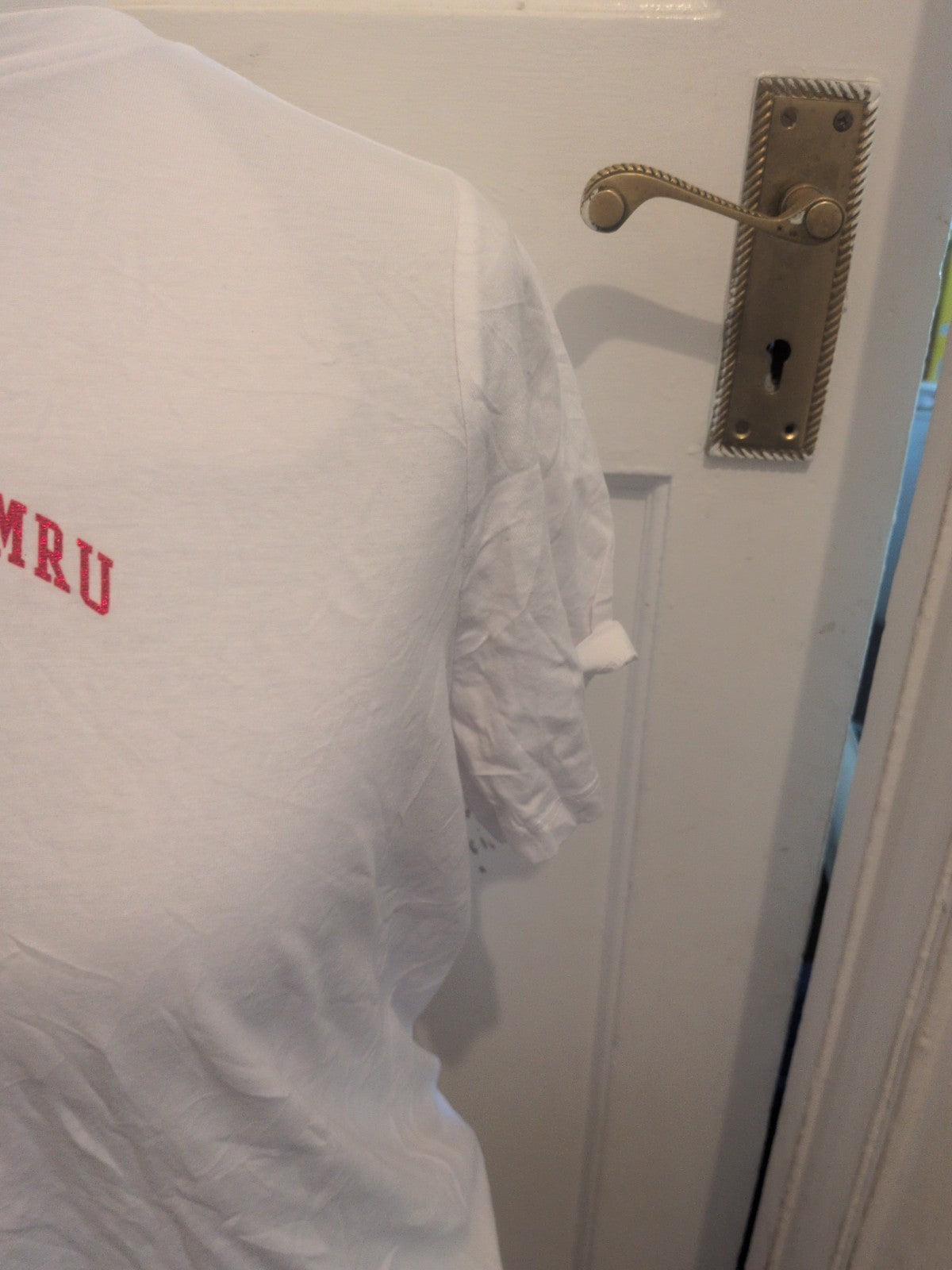 New Look 16 White Short Sleeve With Welsh Print T-shirt