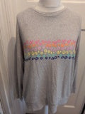 Tu 22 Grey With Pattern Pullover Jumper