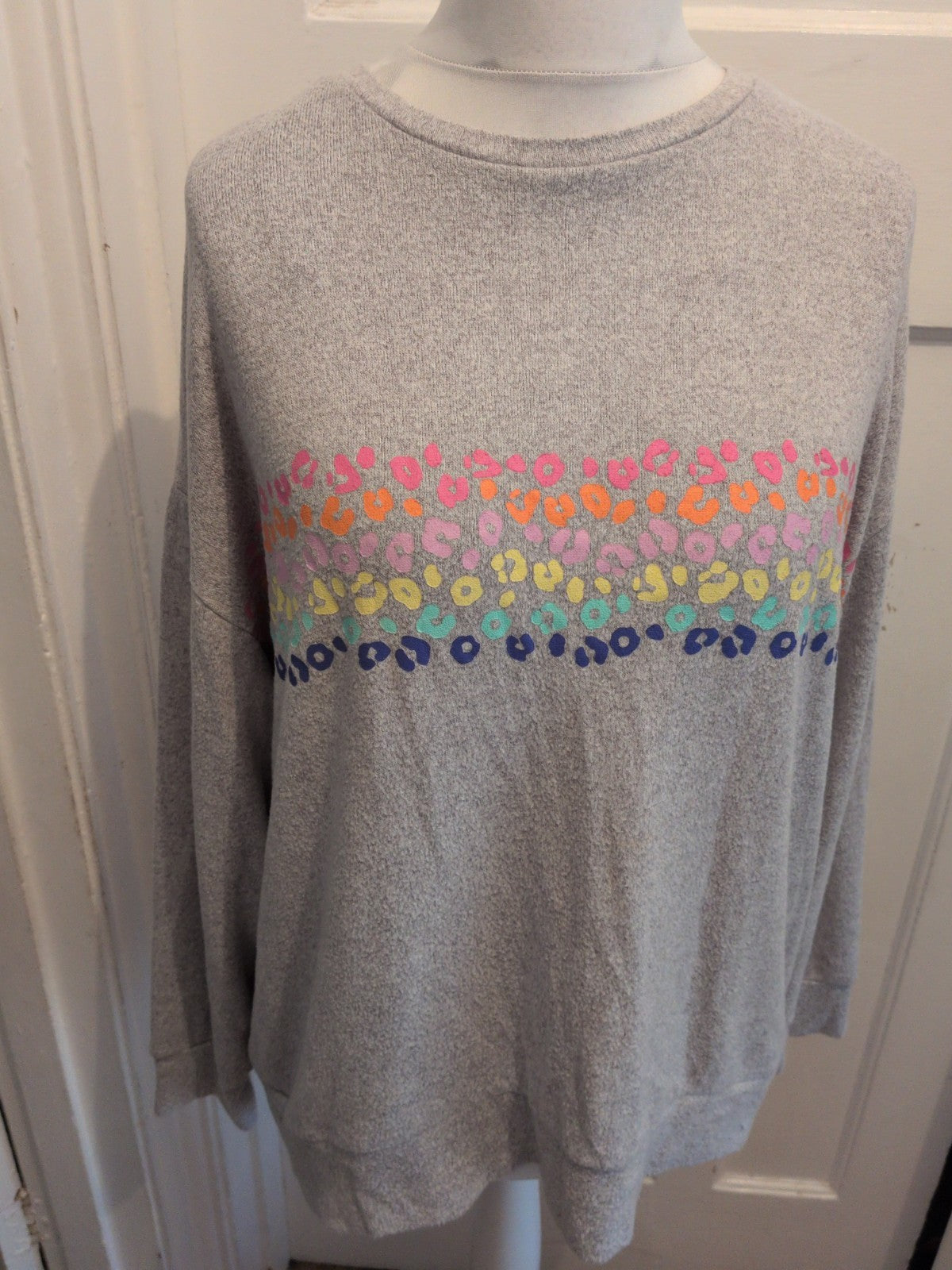 Tu 22 Grey With Pattern Pullover Jumper