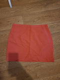 Ladies H&M Size 14 Peach Lined Skirt