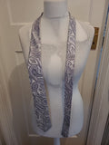 Mens Hisdern Silver Toned Tie