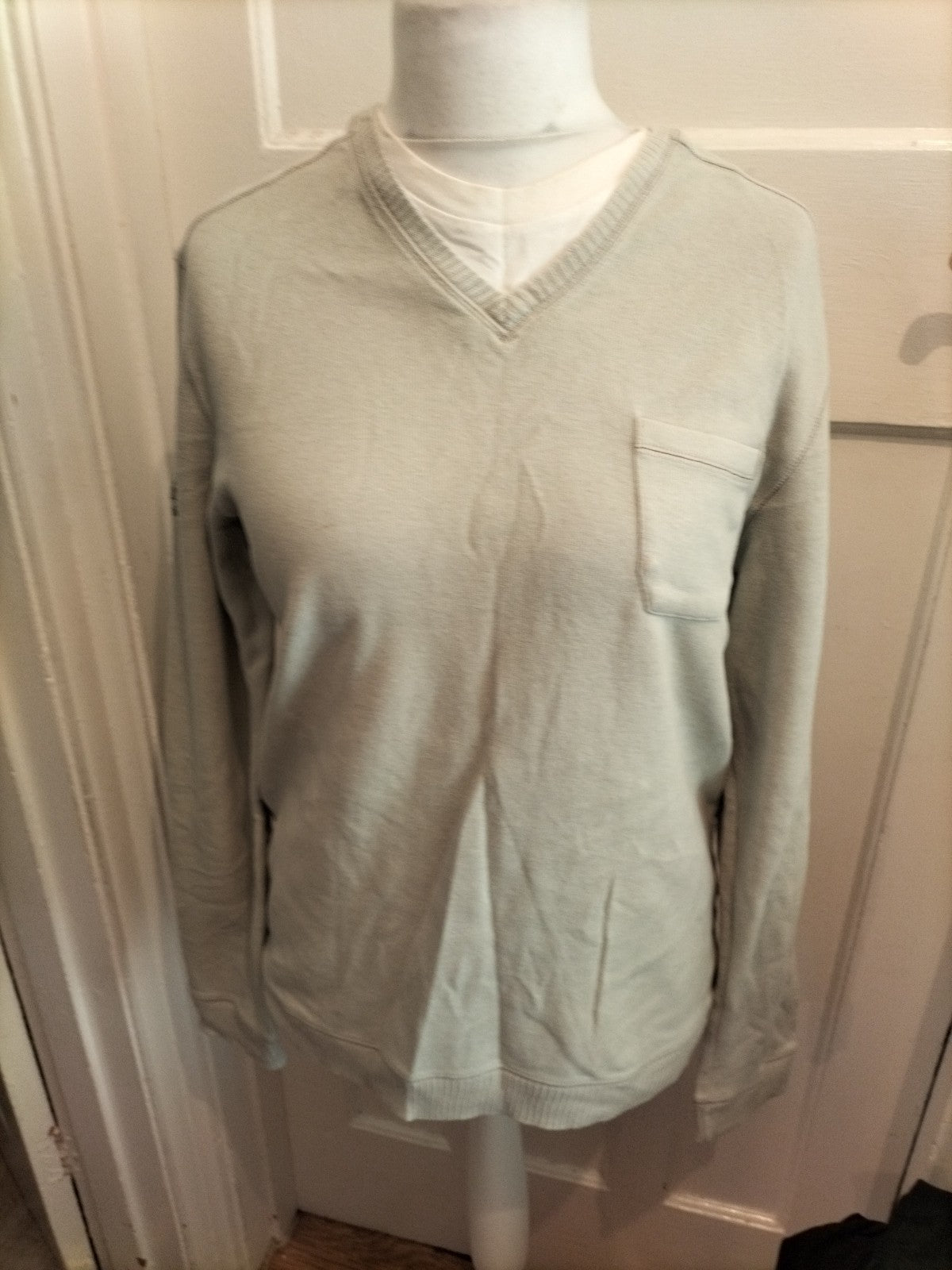 Mens Next Size Large Grey Long Sleeve Jumper