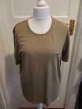 Mens Boss Size XL Khaki Short Sleeved Tshirt(light Mark On Back)