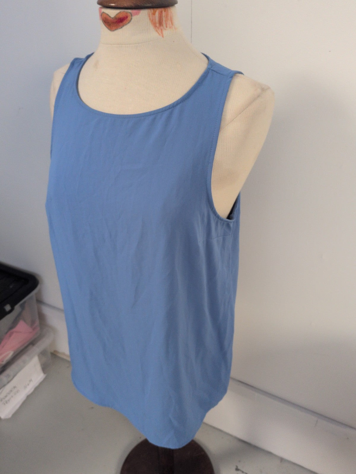 Primark 16 Blue Sleeveless Blouse