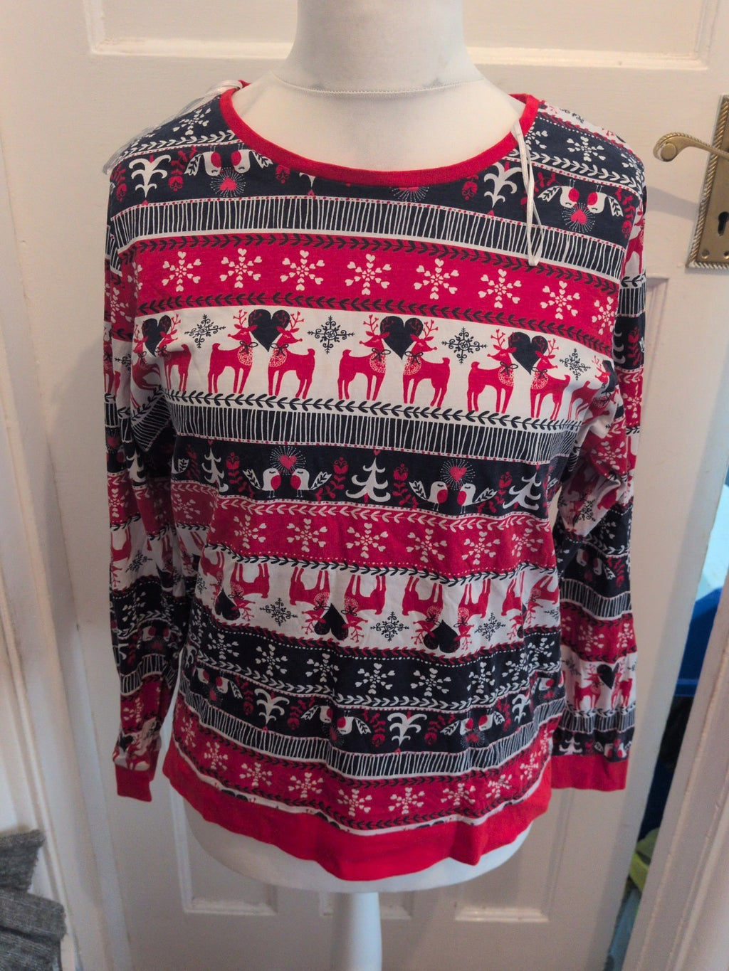 George 16-18 2 Piece Pyjama Set Christmas