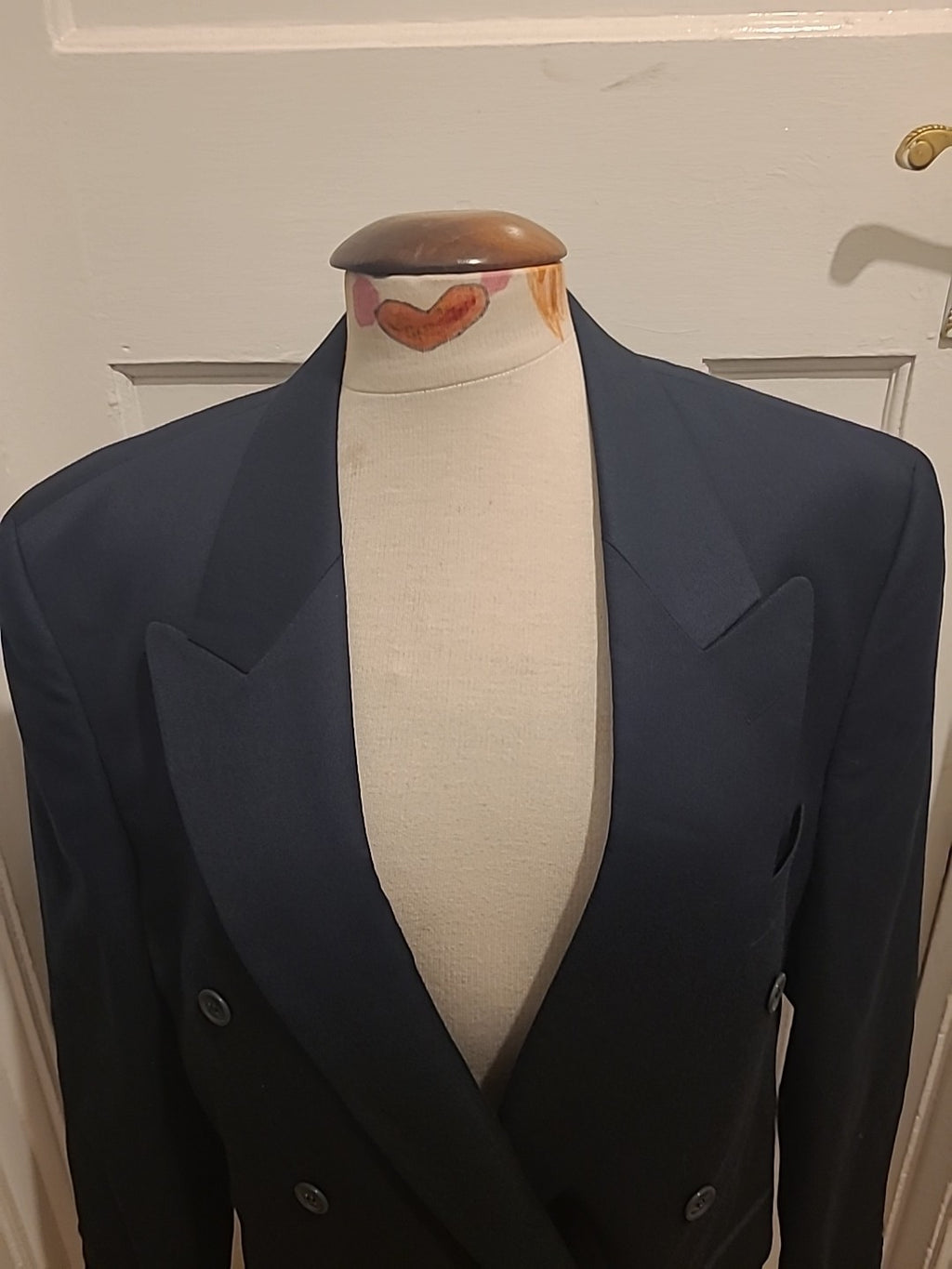 Mens Horne Brothers Size 38R Navy Padded Lined Blazer
