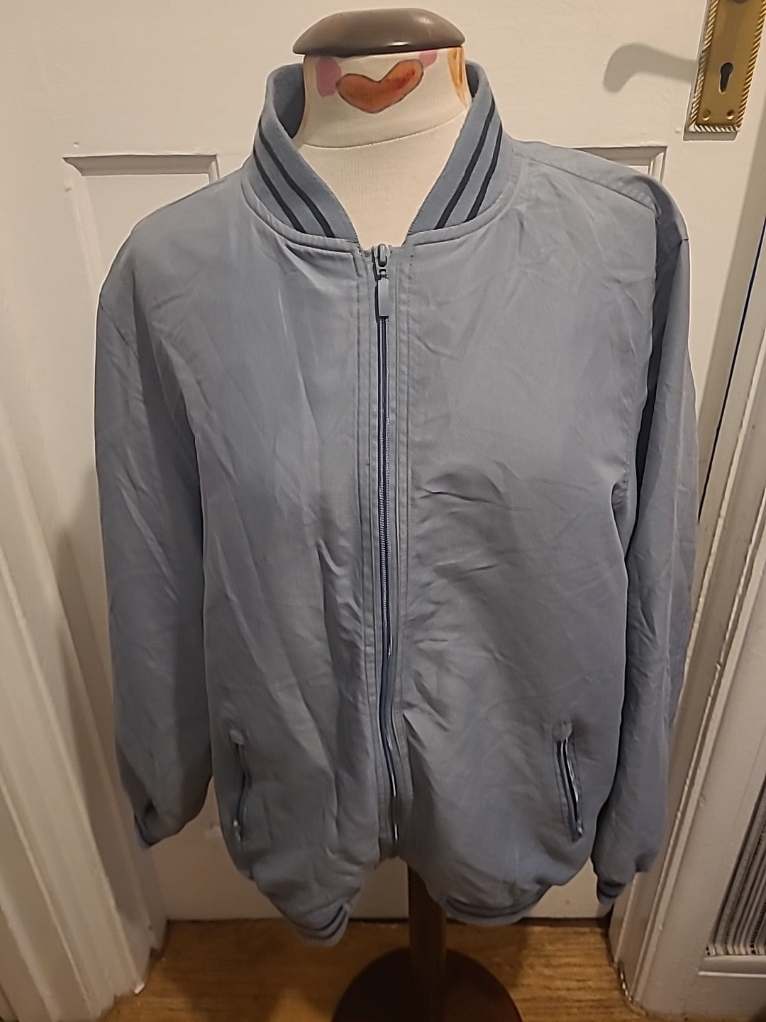 Mens Pegasus Size Small Grey Lined Long Sleeved Jacket