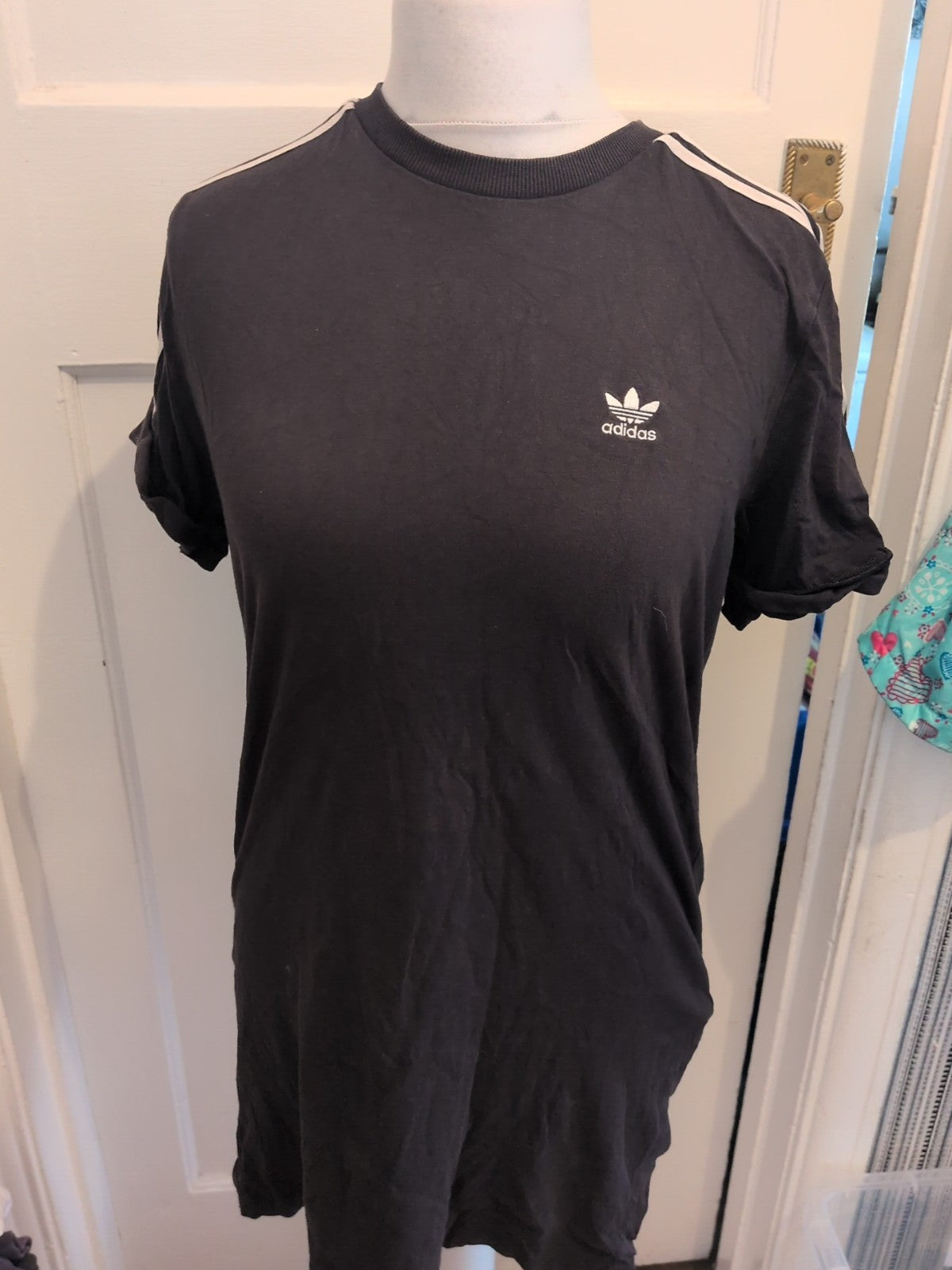 Adidas 12 Black And White Short Sleeve T-shirt