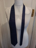 Mens Marks And Spencer Navy And Purple Tie Pattern