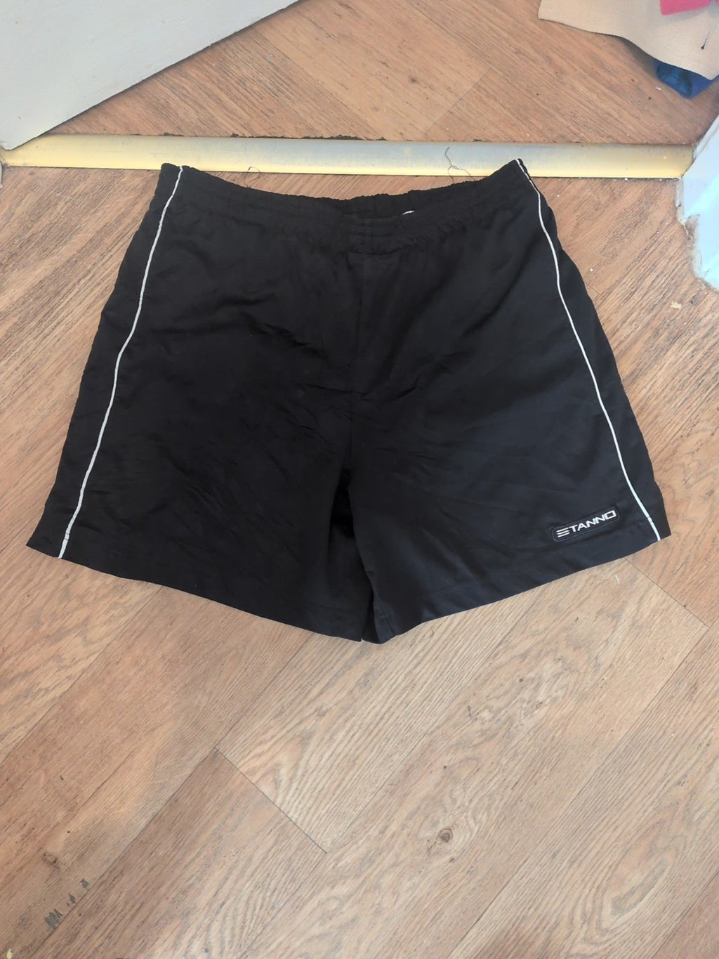 Stanno Large Black Elasticated Mesh Lined Shorts