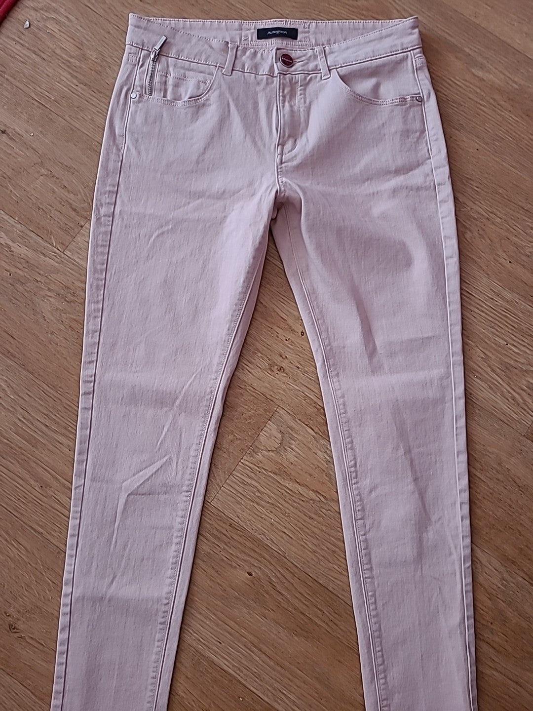 Ladies Autograph Size 10S Pale Peach Jeans