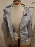 Boys The North Face Size XL Grey Zip Through Hoodie