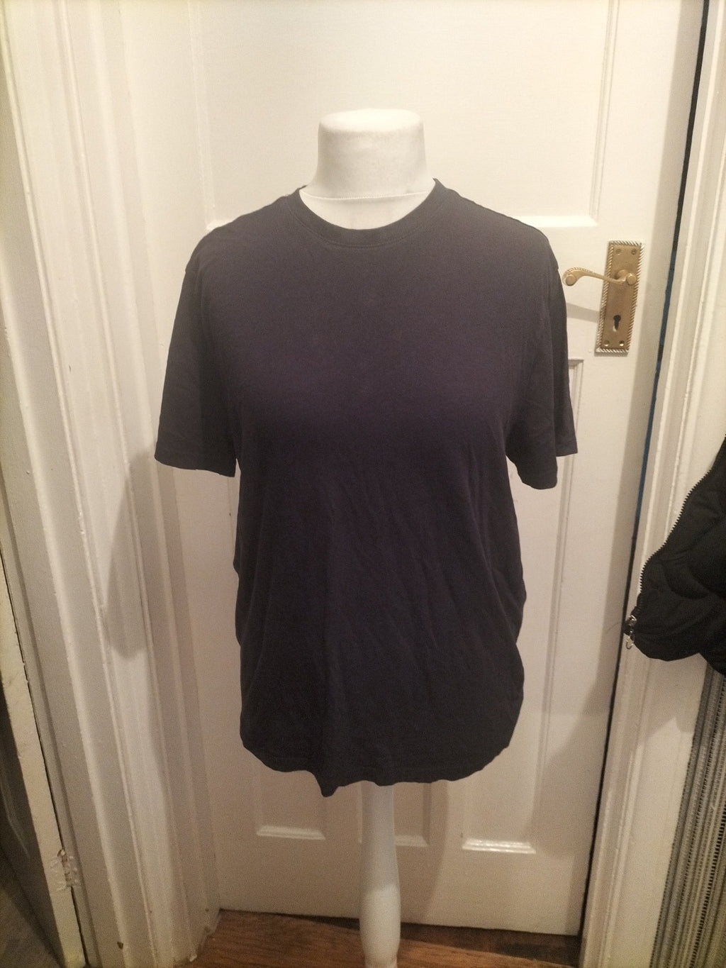 Mens Medium Primark Reg Fit Short Sleeved Tshirt Dark Navy