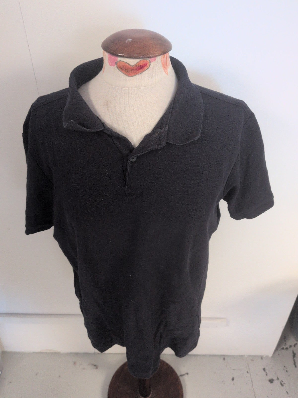 Primark XL Navy Short Sleeve Polo Shirt